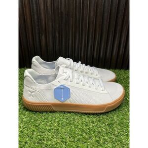 Size 12 - Flux Adapt Trainer White Gum Mens Athletic Walking Knit Shoes Sneakers